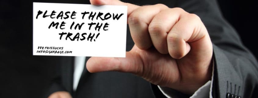 Business Card Mistakes